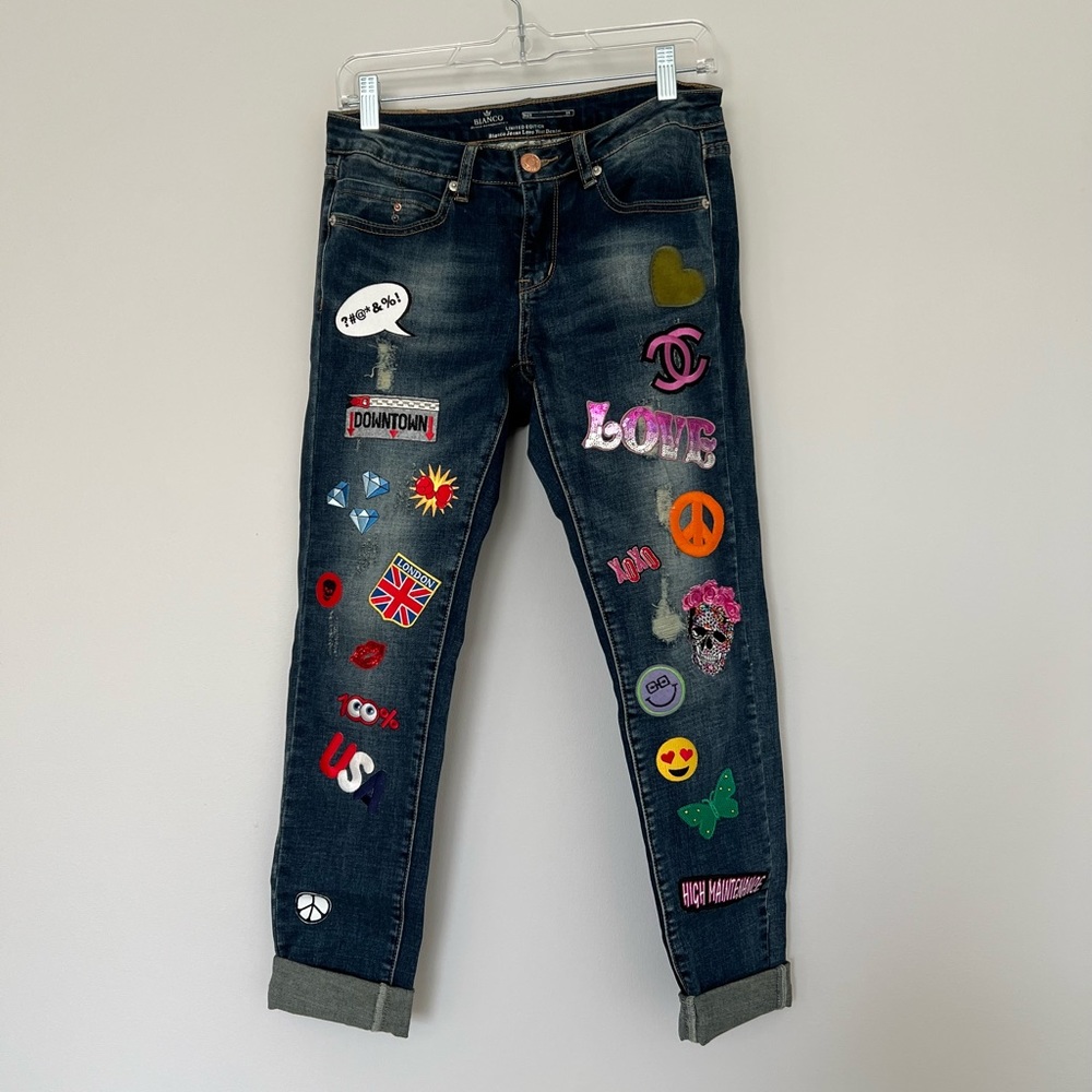 Bianca Jeans With Patches
